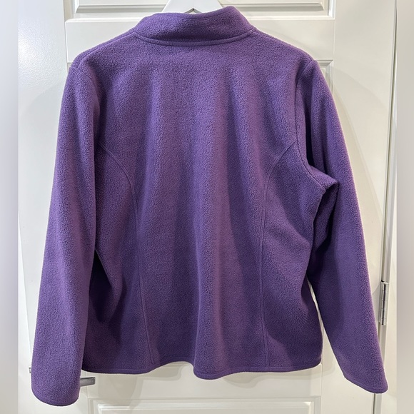 Karen Scott Sport Fleece Zip-Up Jacket - Picture 3 of 5